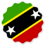 Saint Kitts And Nevis Badge Seal