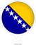 Bosnia And Herzegovina Bubble Marker
