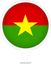 Burkina Faso Bubble Marker