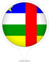 Central African Republic Bubble Marker