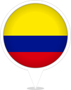 Colombia Bubble Marker