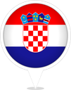 Croatia Bubble Marker
