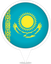 Kazakhstan Bubble Marker