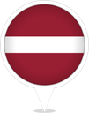 Latvia Bubble Marker