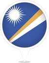 Marshall Islands Bubble Marker