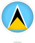 Saint Lucia Bubble Marker