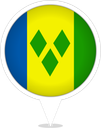 Saint Vincent And The Grenadines Bubble Marker
