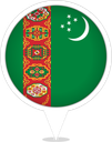 Turkmenistan Bubble Marker