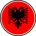 Albania Circle Badge