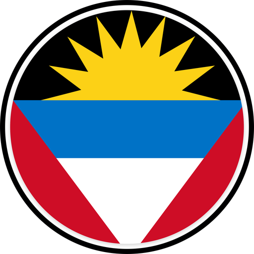 Antigua And Barbuda Circle Badge