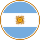 Argentina Circle Badge