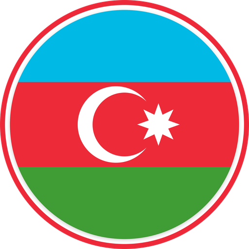 Azerbaijan Circle Badge