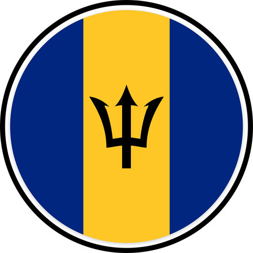 Barbados Circle Badge