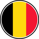Belgium Circle Badge