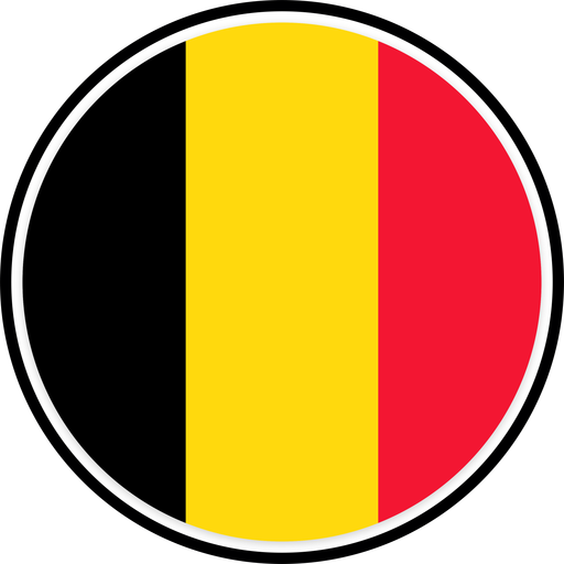 Belgium Circle Badge