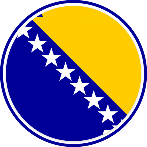 Bosnia And Herzegovina Circle Badge