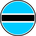 Botswana Circle Badge