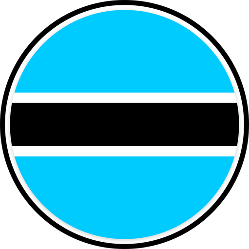 Botswana Circle Badge
