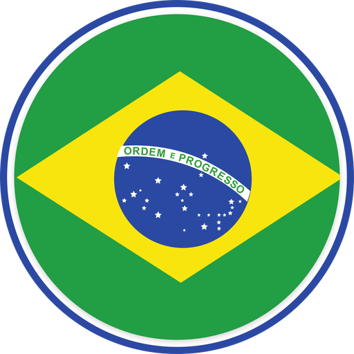 Brazil Circle Badge