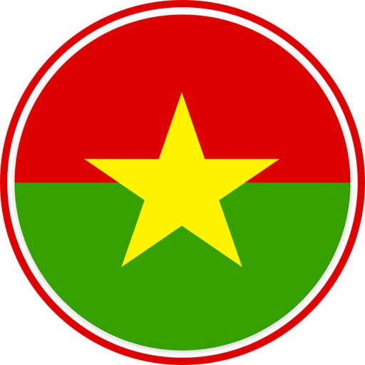 Burkina Faso Circle Badge