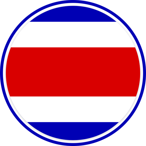 Costa Rica Circle Badge