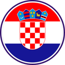 Croatia Circle Badge
