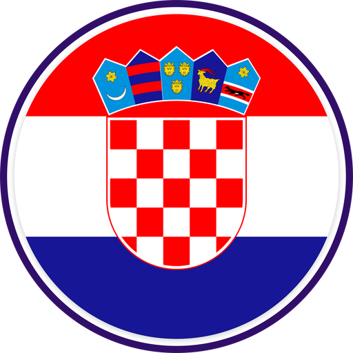 Croatia Circle Badge