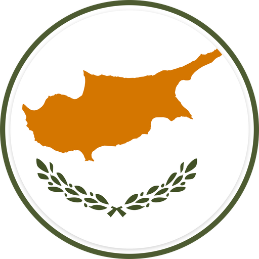 Cyprus Circle Badge