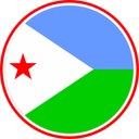 Djibouti Circle Badge