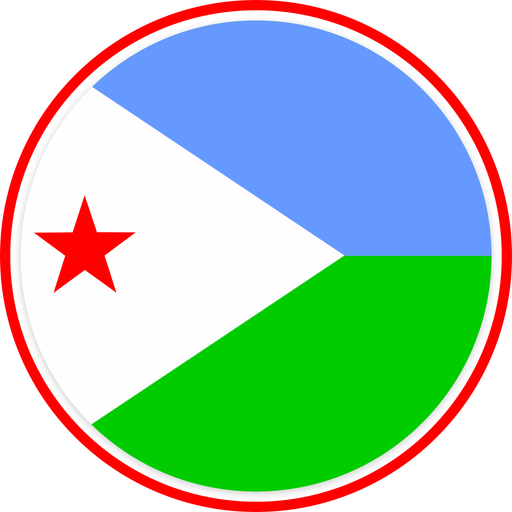 Djibouti Circle Badge