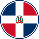 Dominican Republic Circle Badge