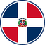 Dominican Republic Circle Badge