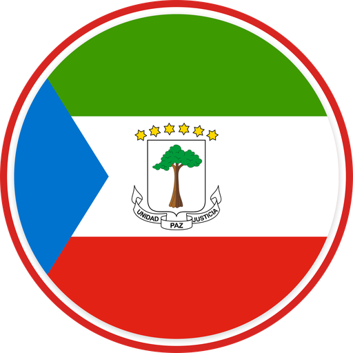 Equatorial Guinea Circle Badge