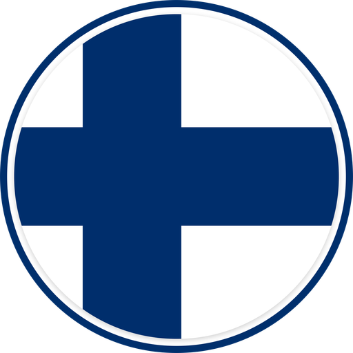 Finland Circle Badge