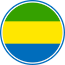 Gabon Circle Badge