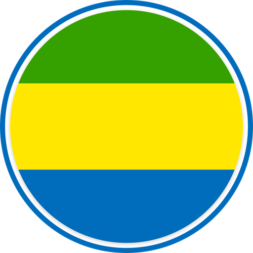 Gabon Circle Badge
