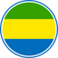 Gabon Circle Badge