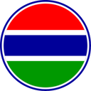 Gambia Circle Badge