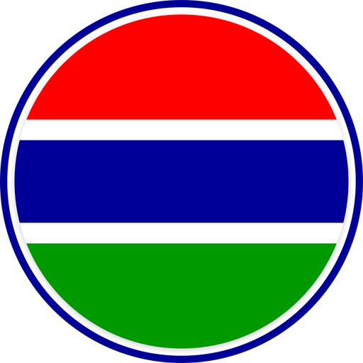 Gambia Circle Badge