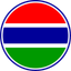 Gambia Circle Badge