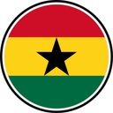 Ghana Circle Badge