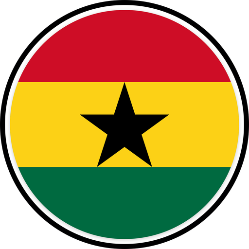 Ghana Circle Badge