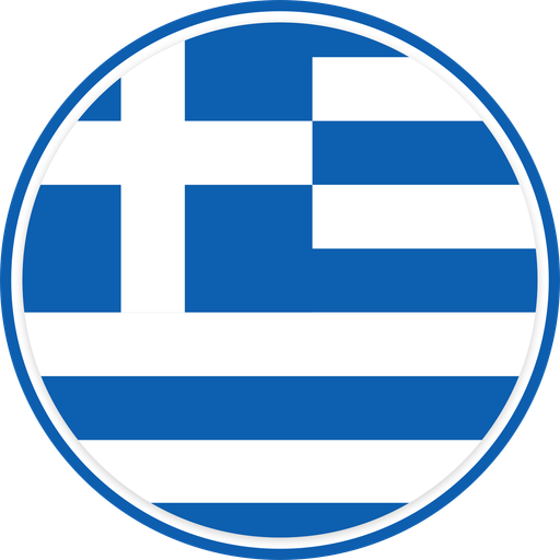 Greece Circle Badge