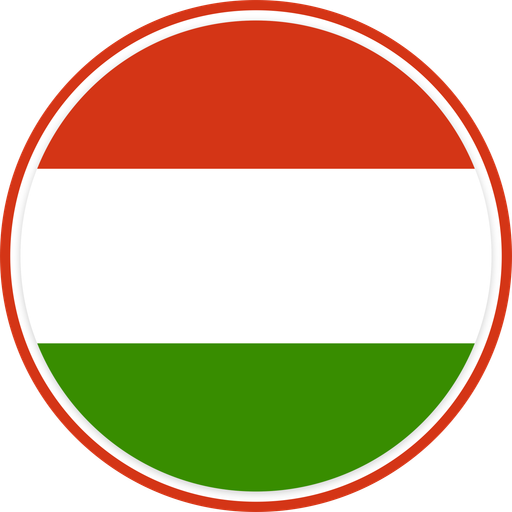 Hungary Circle Badge