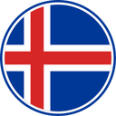 Iceland Circle Badge