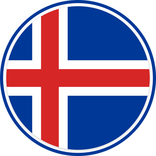 Iceland Circle Badge