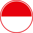 Indonesia Circle Badge