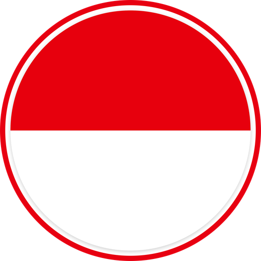 Indonesia Circle Badge