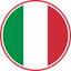 Italy Circle Badge