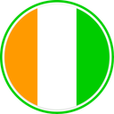 Ivory Coast Circle Badge